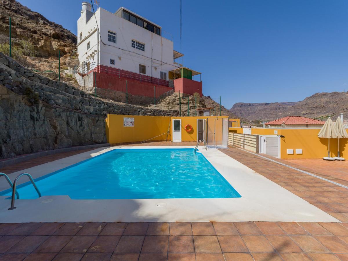 Amarre Pool Apartment Puerto De Mogan Bagian luar foto