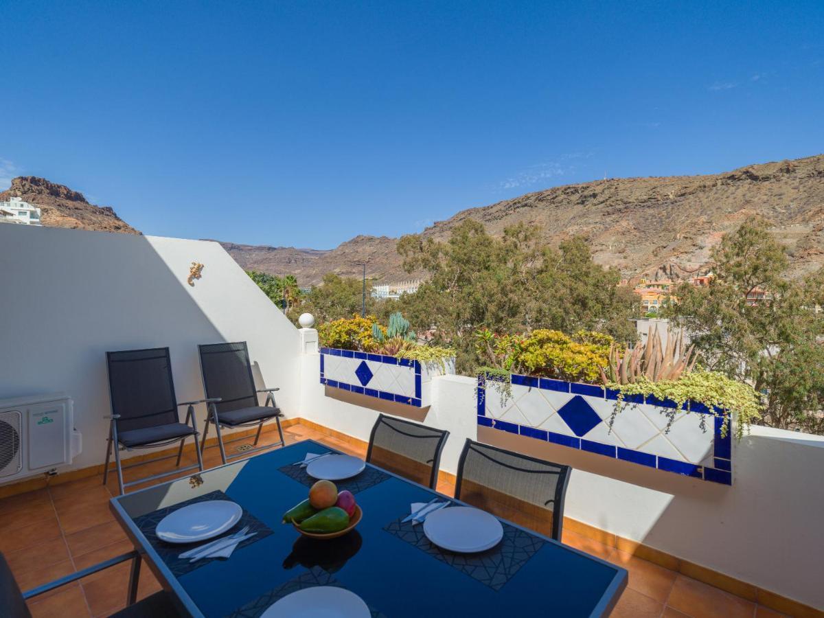 Amarre Pool Apartment Puerto De Mogan Bagian luar foto