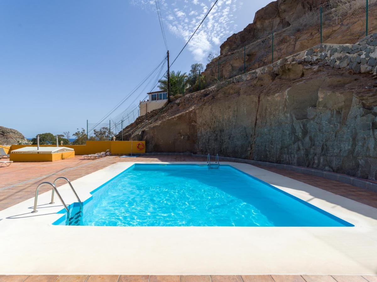 Amarre Pool Apartment Puerto De Mogan Bagian luar foto