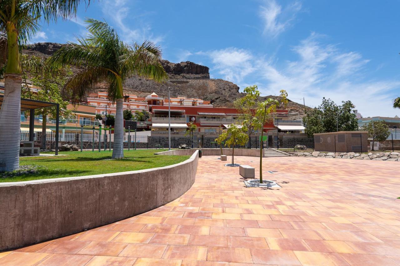 Amarre Pool Apartment Puerto De Mogan Bagian luar foto