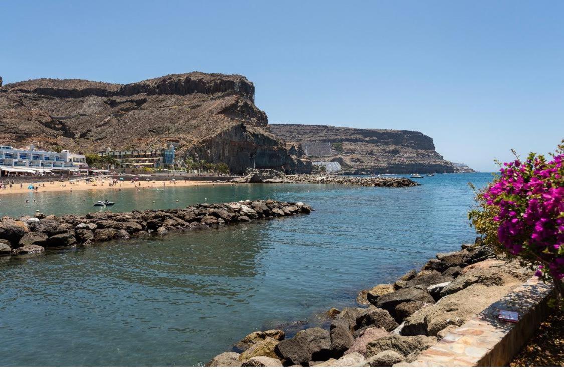 Amarre Pool Apartment Puerto De Mogan Bagian luar foto
