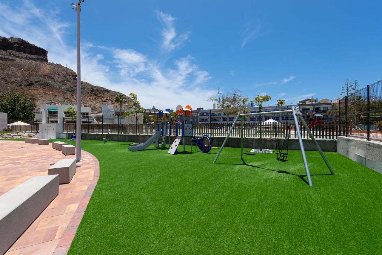 Amarre Pool Apartment Puerto De Mogan Bagian luar foto
