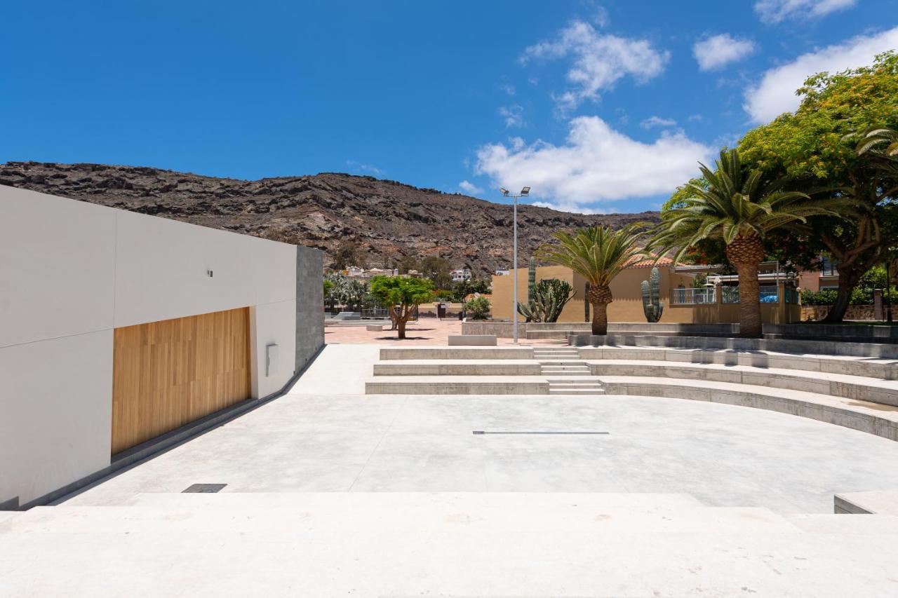 Amarre Pool Apartment Puerto De Mogan Bagian luar foto