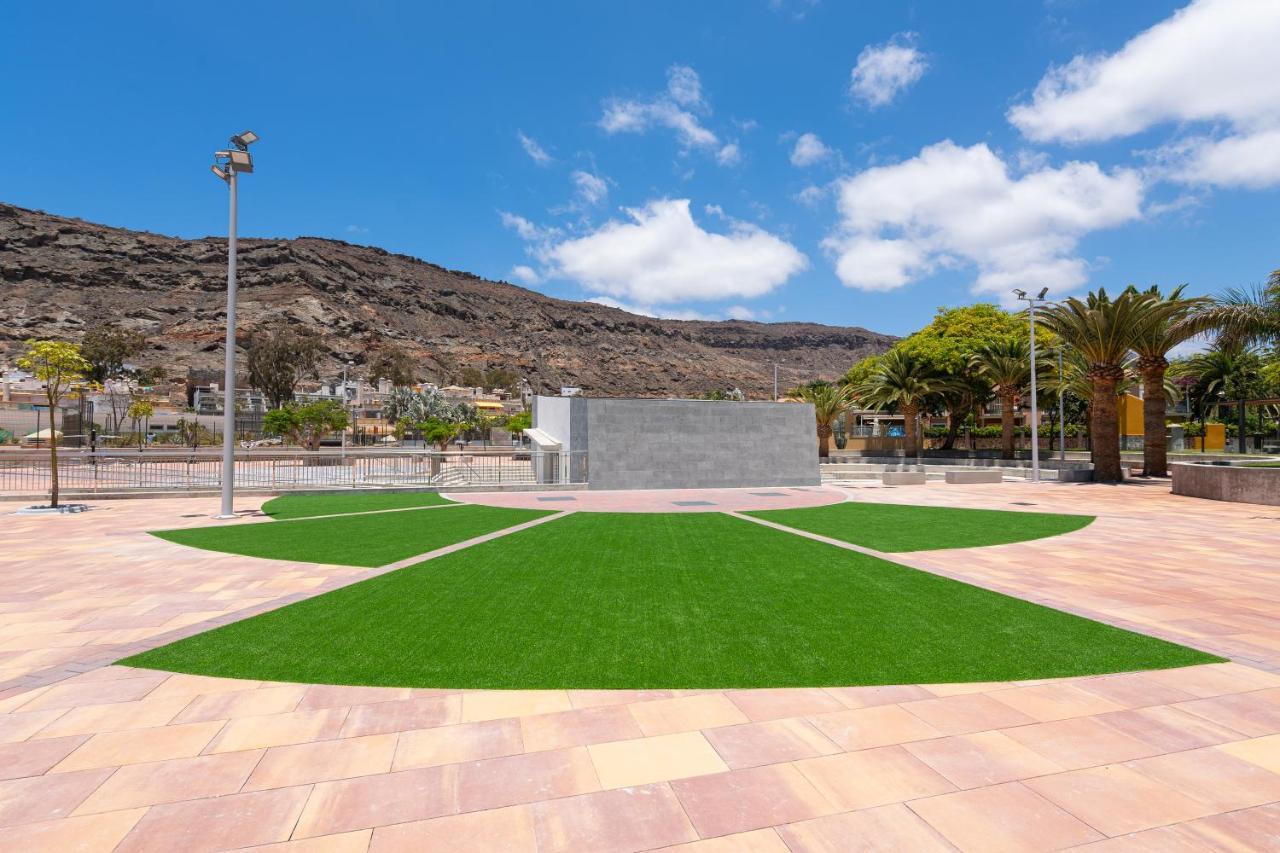Amarre Pool Apartment Puerto De Mogan Bagian luar foto