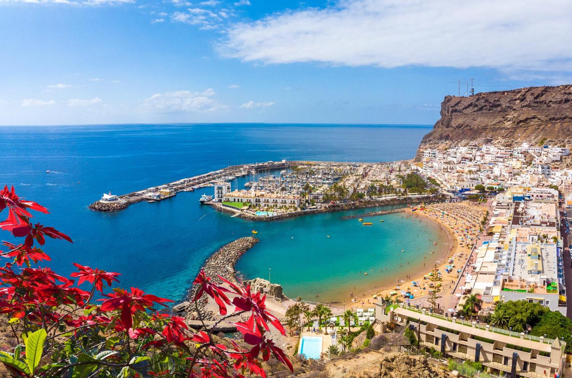 Amarre Pool Apartment Puerto De Mogan Bagian luar foto