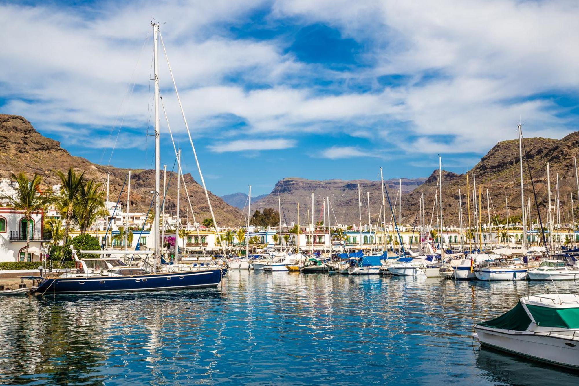 Amarre Pool Apartment Puerto De Mogan Bagian luar foto