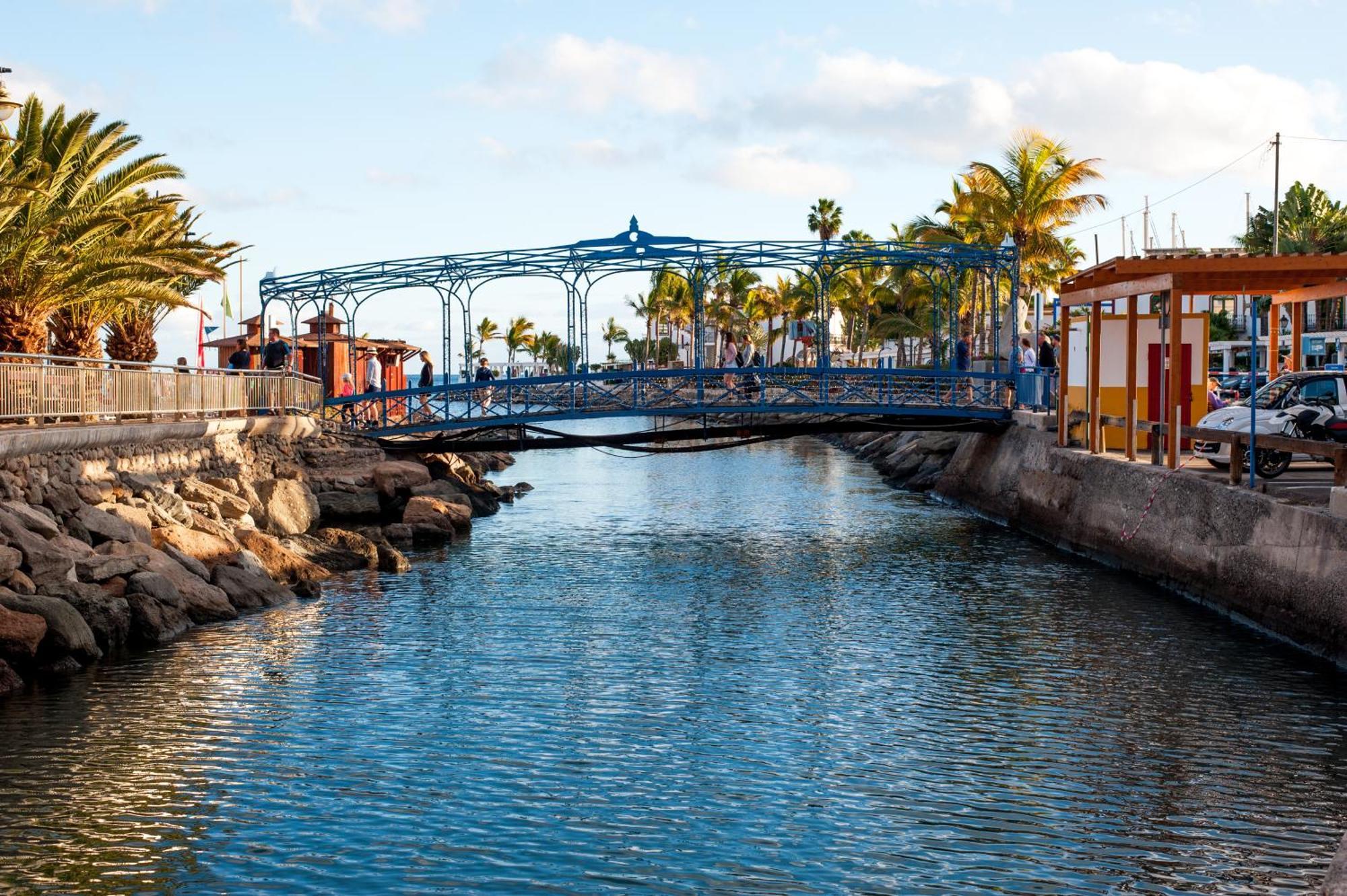 Amarre Pool Apartment Puerto De Mogan Bagian luar foto
