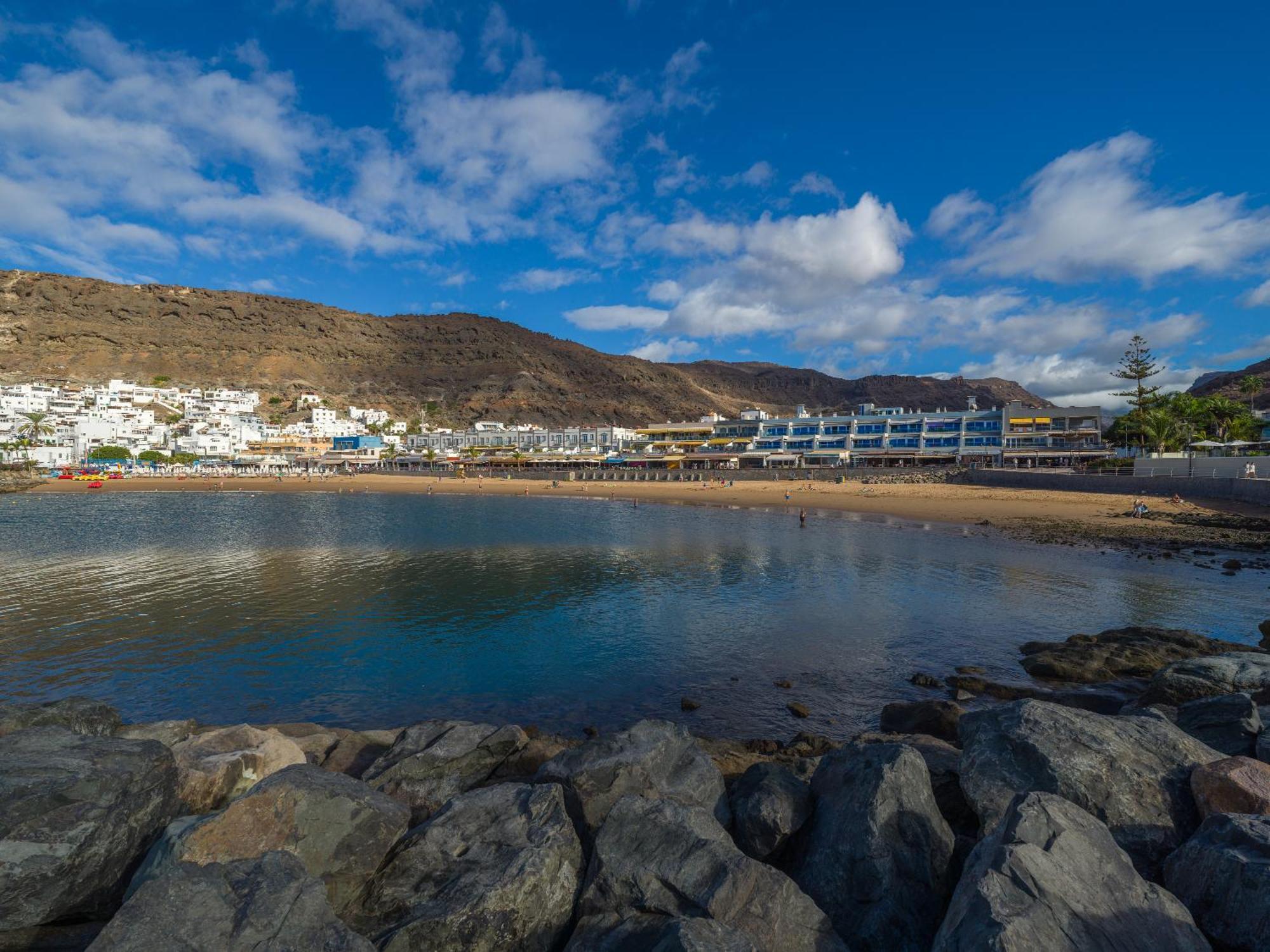 Amarre Pool Apartment Puerto De Mogan Bagian luar foto