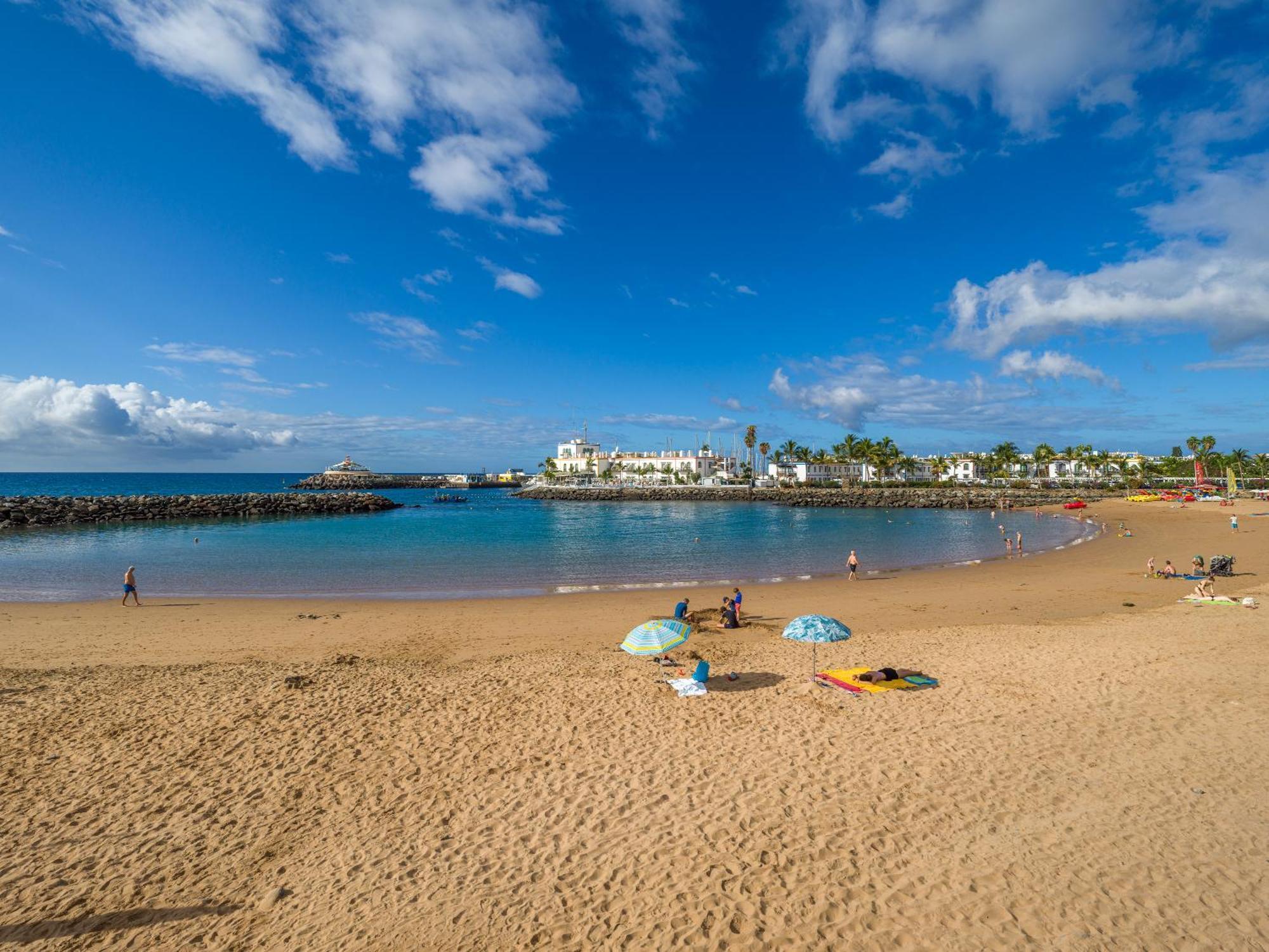 Amarre Pool Apartment Puerto De Mogan Bagian luar foto